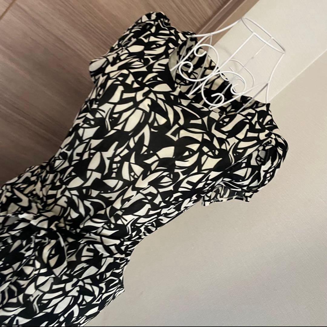 ◯美品☆アナイ☆☆ワンピース☆美スタイル☆36 ☆総柄☆とろみ☆卒業式☆入学式