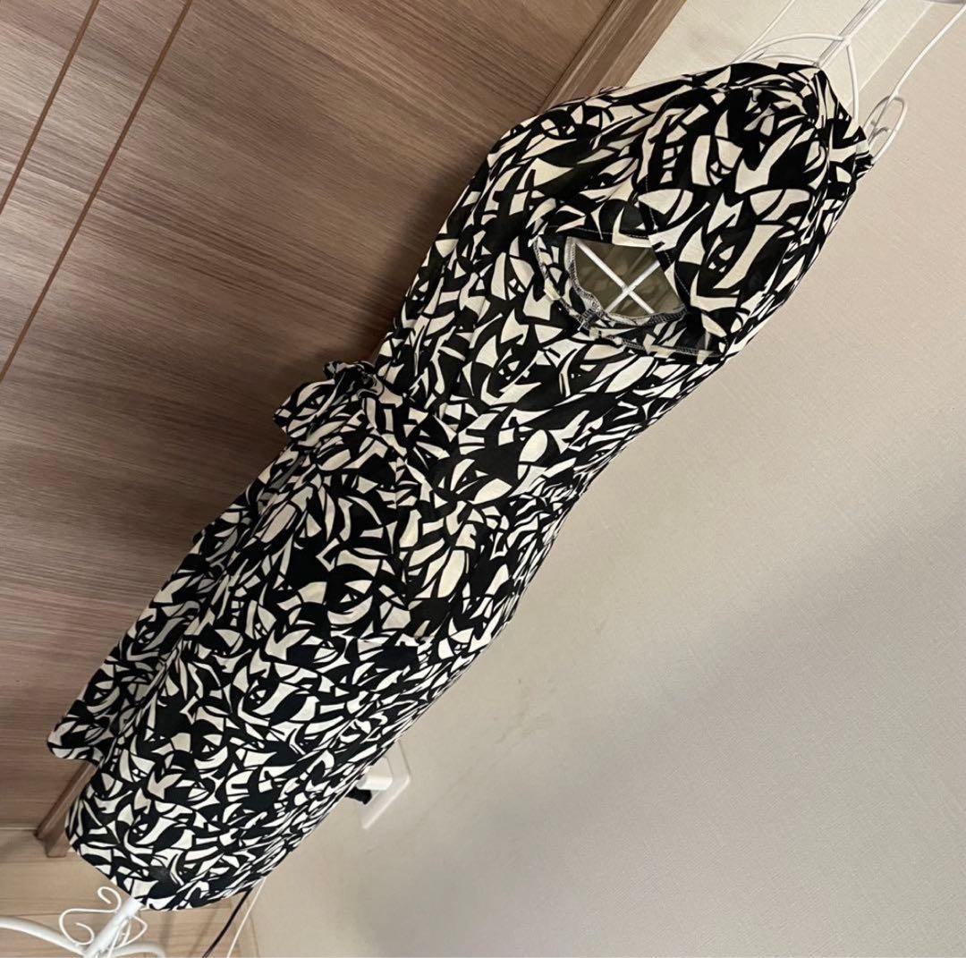 ◯美品☆アナイ☆☆ワンピース☆美スタイル☆36 ☆総柄☆とろみ☆卒業式☆入学式