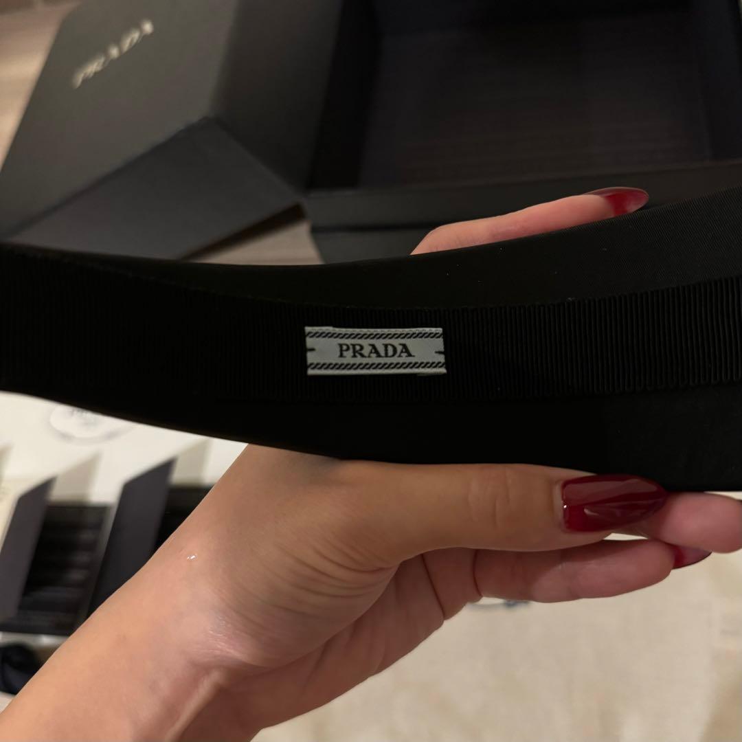 ヘアアクセサリー PRADA Re-Nylon headband
