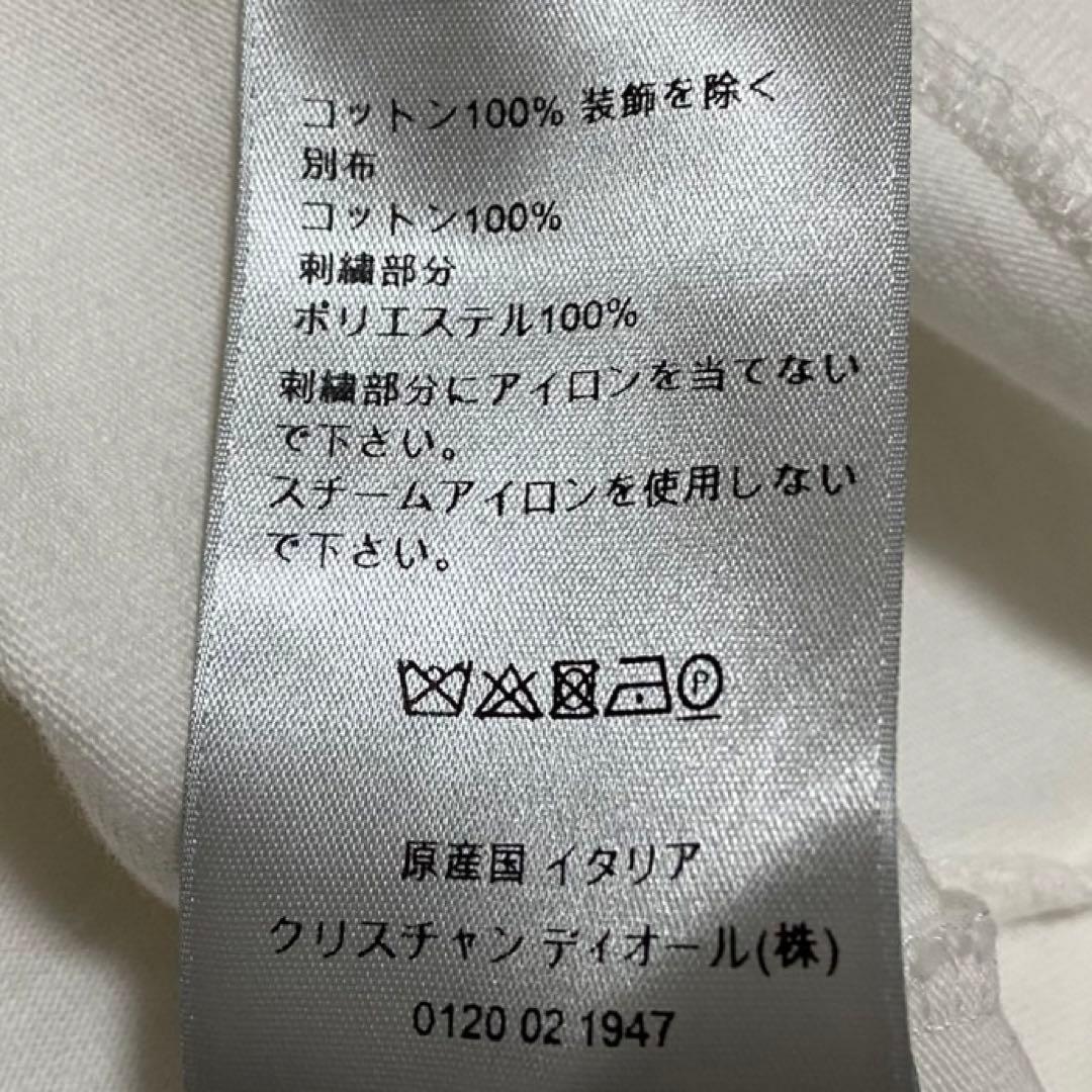 【人気】ディオール ケニー・シャーフ コラボ 刺繍ロゴ Tシャツ