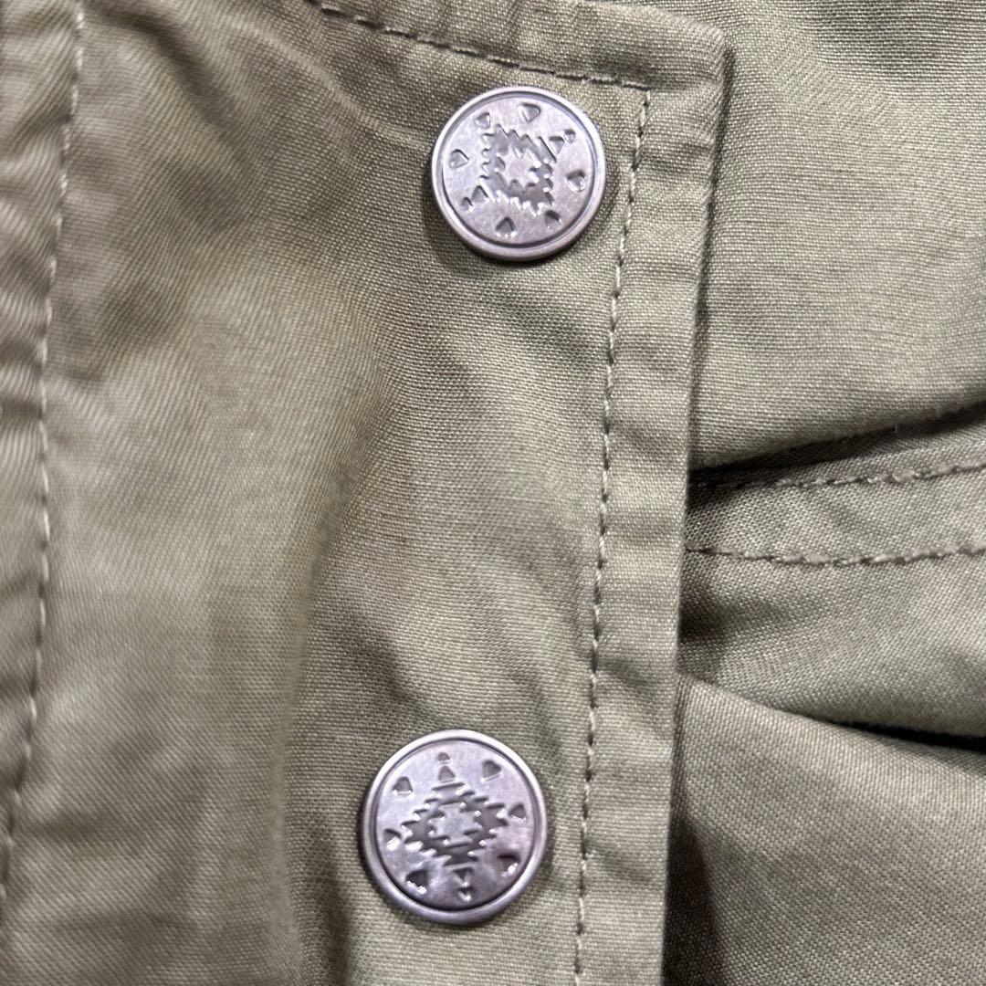 TITICACA チチカカ 3way ライナー付　刺繍モッズコート　L カーキ