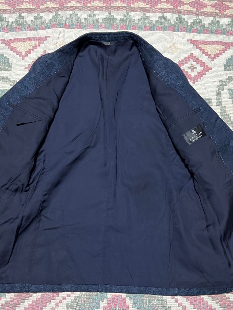 美品 ランバンコレクション 紺ジャケット 50LANVIN COLLECTION