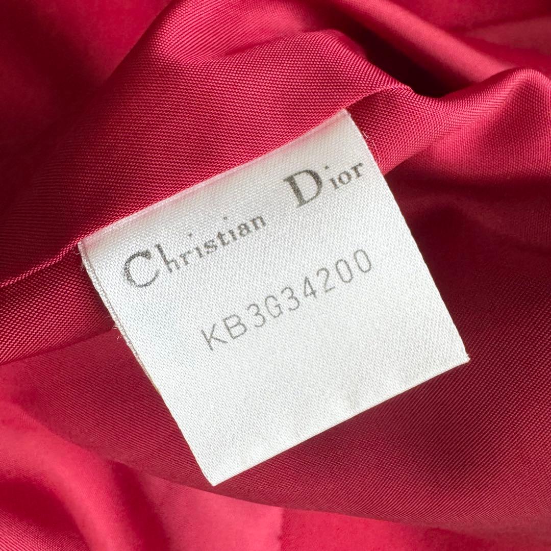 Christian Dior テーラードジャケット　ダブル　CDボタン　赤　L
