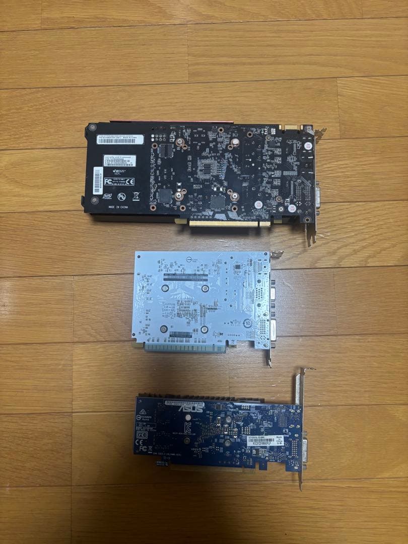 値下げ！修理に！検証に！ジャンク含むグラボ3点セット！