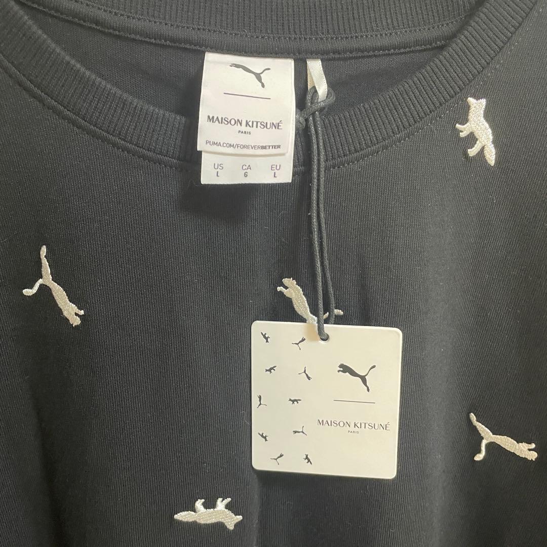 【タグ付き】MAISON KITSUNE PUMA コラボ　tシャツ　Lサイズ