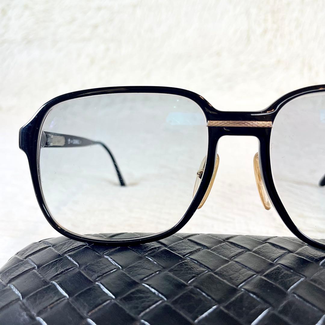 美品　DUNHILL　サングラス　6169　ブルーレンズ　ブラックフレーム