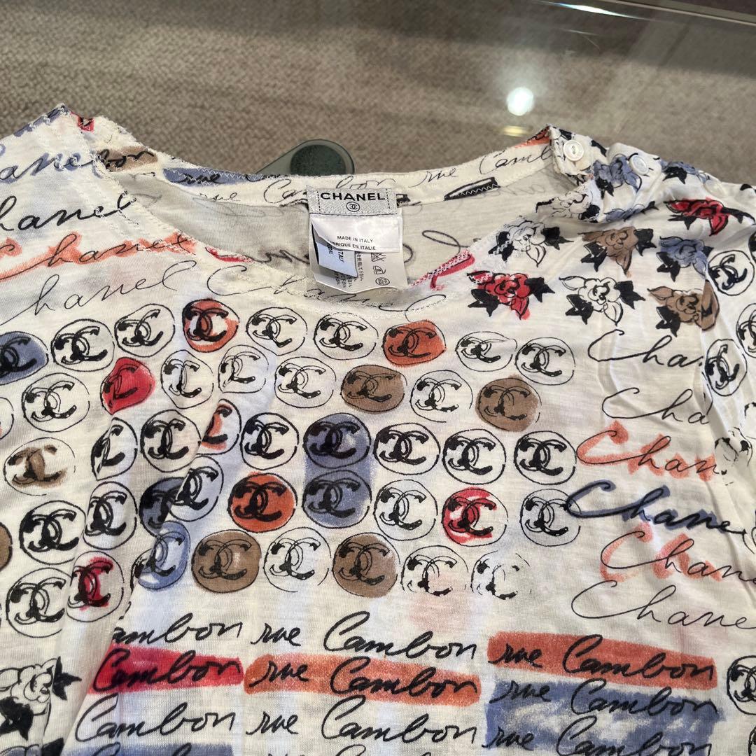 CHANEL 半袖Tシャツ ロゴプリント