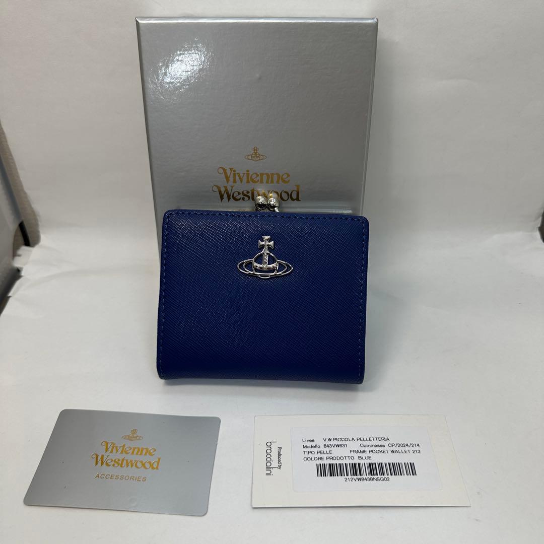 【大人気！新品】ヴィヴィアンウエストウッド二つ折り財布　843VW631