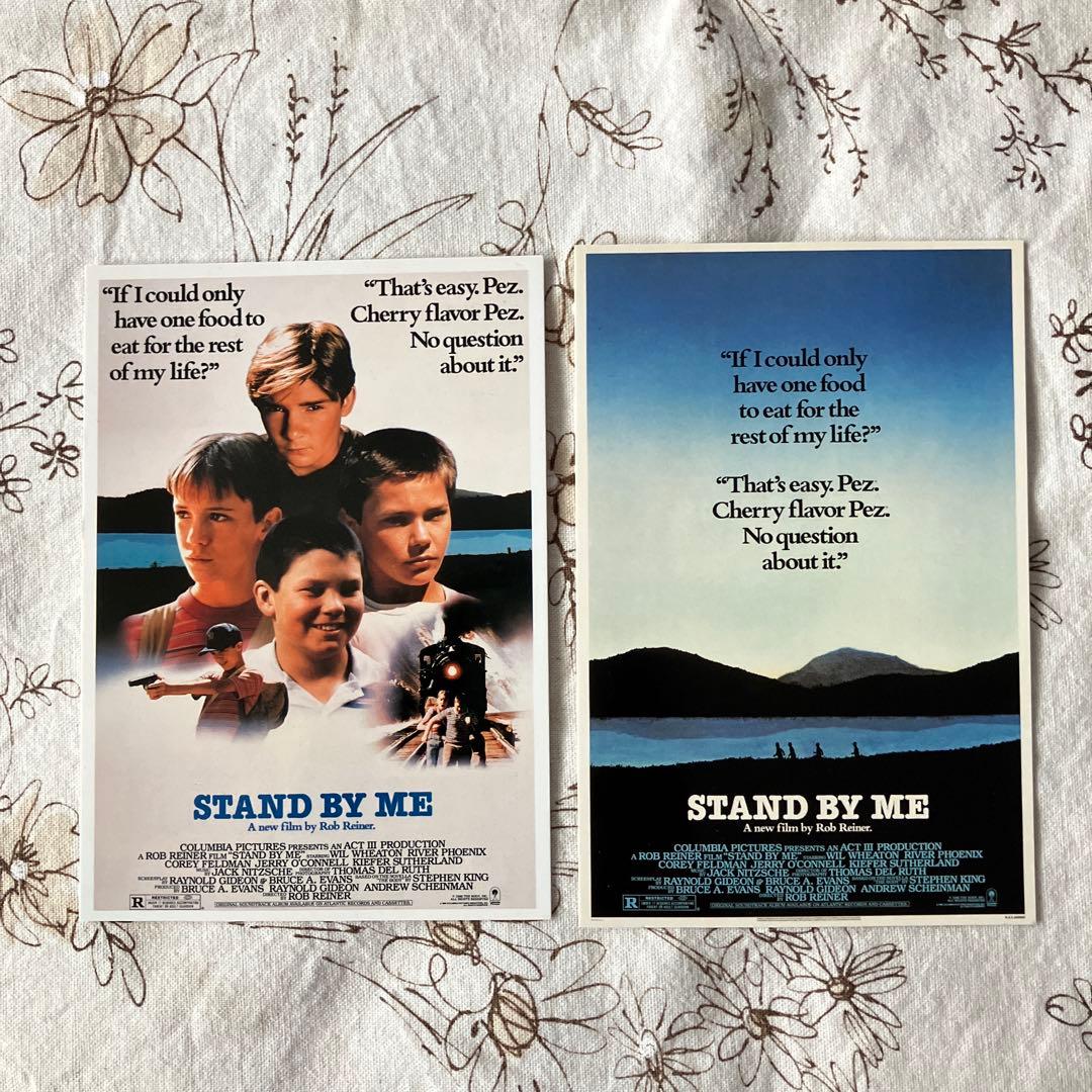 ⭐️美品　スタンドバイミー　スクリーンプレイ　DVD リバーフェニックス　ポスター