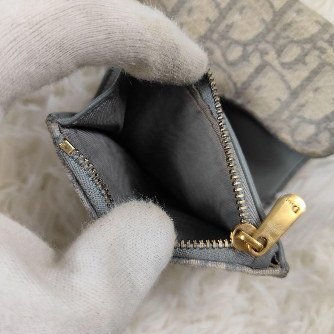 本日限定価格　DIOR 三つ折り 財布　サドル　オブリーク　トロッター柄