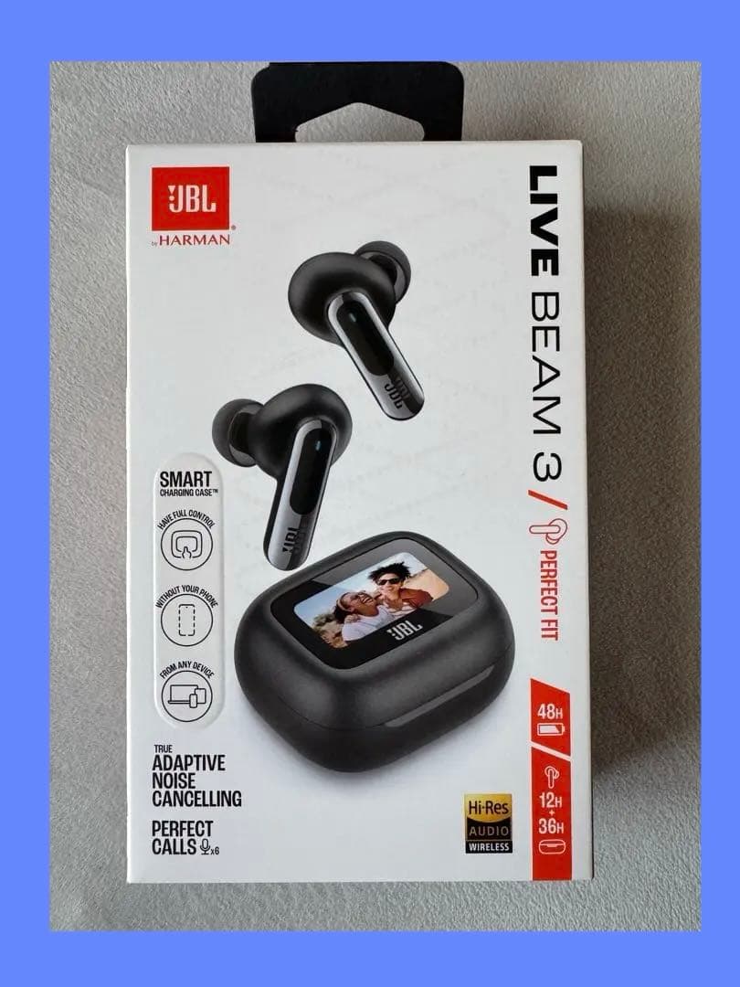 JBL LIVE BEAM 3ワイヤレスイヤホン/ノイズキャンセリング