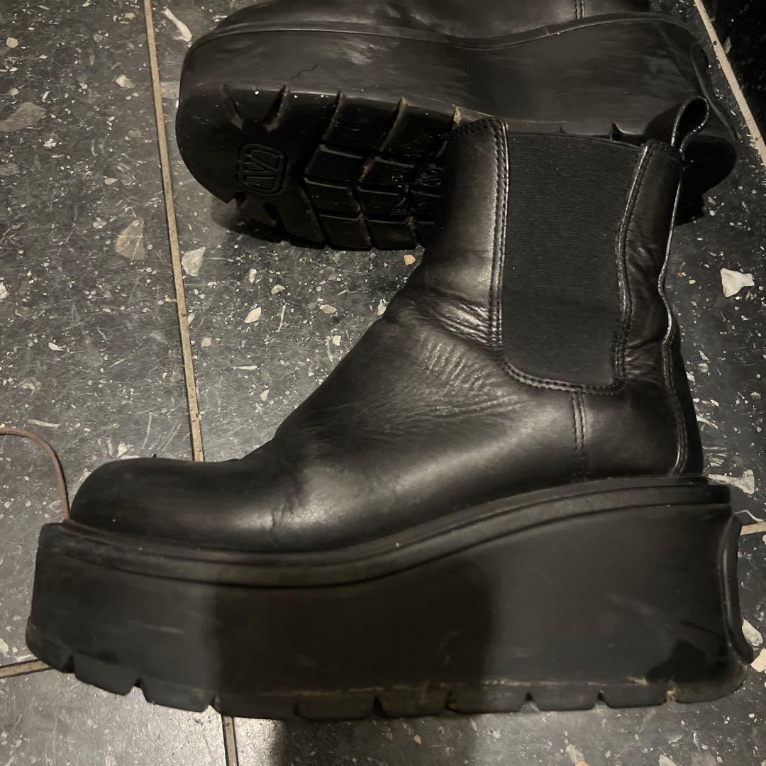 Valentino 厚底　チェルシーブーツ