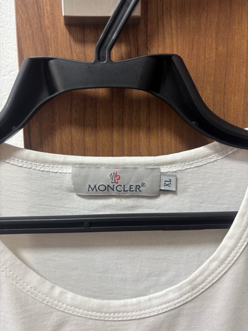 MONCLER ホワイト Tシャツ XL