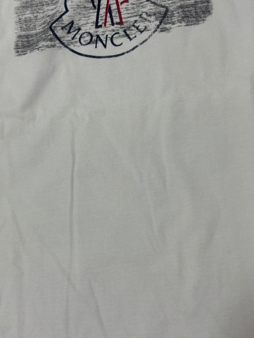 MONCLER ホワイト Tシャツ XL