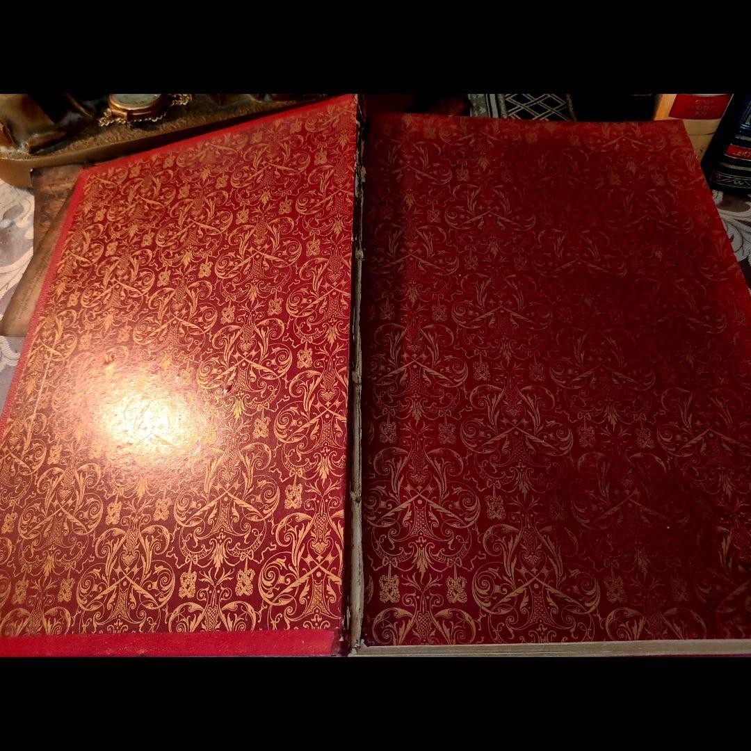 ⭐超希少⭐️２９cm【フランス製の古い洋書】革製の高級感ある洋古書 １冊