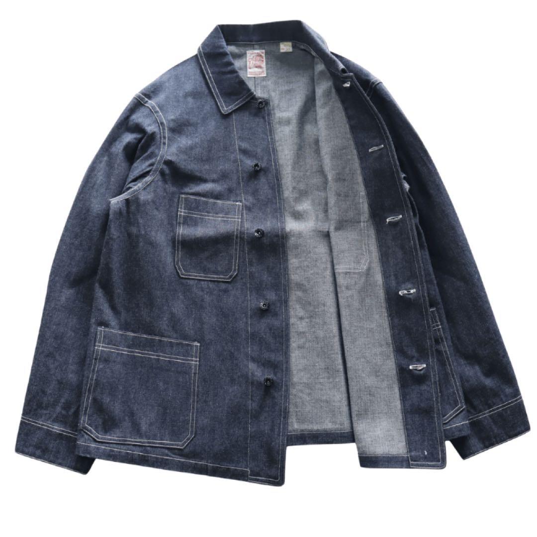 ジャケット・アウター LION BRAND Denim Coverall Jacket SIZE38