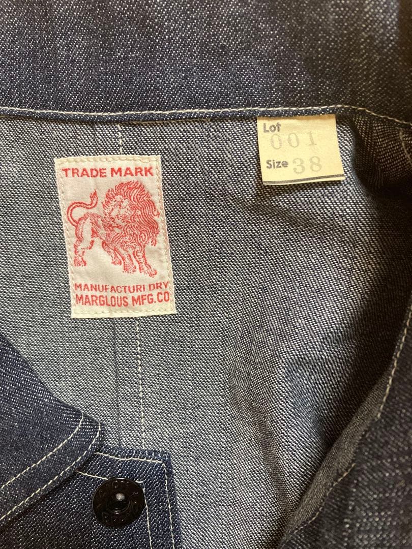 ジャケット・アウター LION BRAND Denim Coverall Jacket SIZE38