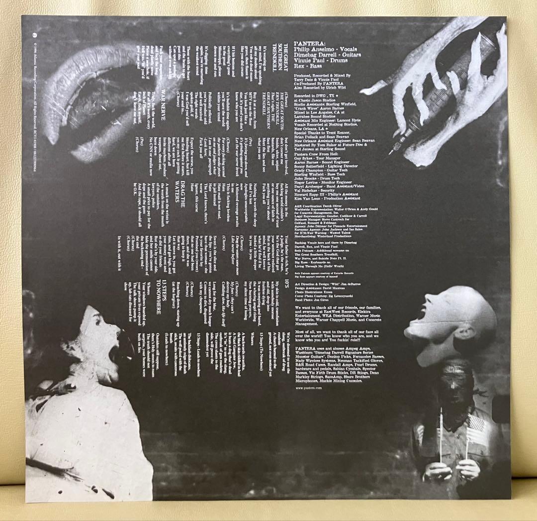 【美品•レア•LP】PANTERA- 邦題:鎌首 Color Vinylレコード