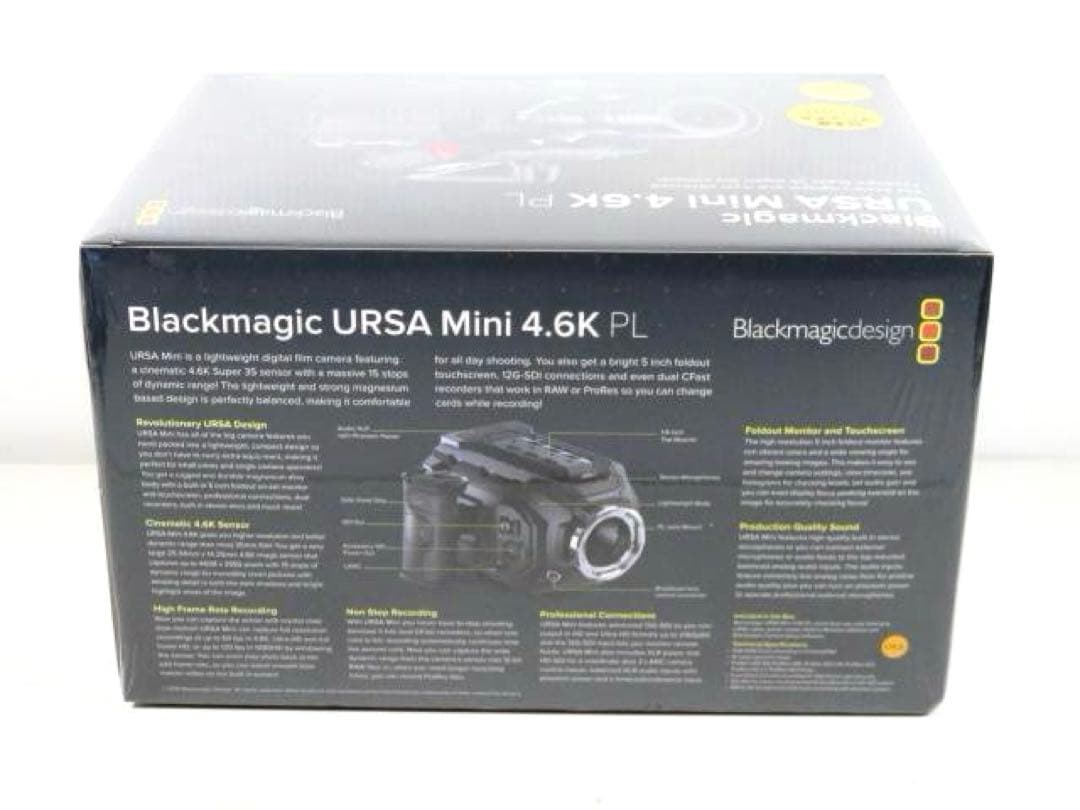☆新品☆Blackmagic URSA Mini 4.6K PL デジタルカメラ