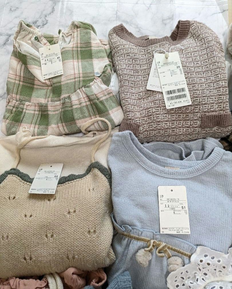 キッズ服 110 女の子　まとめ売り　コーデ売り　プティマイン大半　タグあり