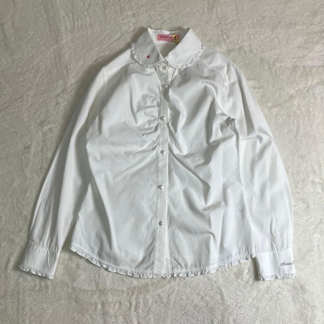 mezzo piano 160cm✨女の子スーツ　セットアップ3点　ネックレス付