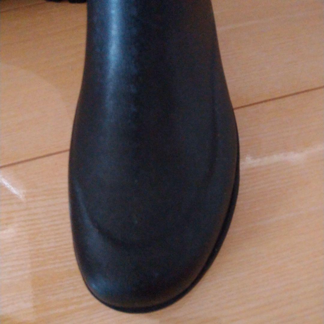 AIGLE ブラック ショートレインブーツ