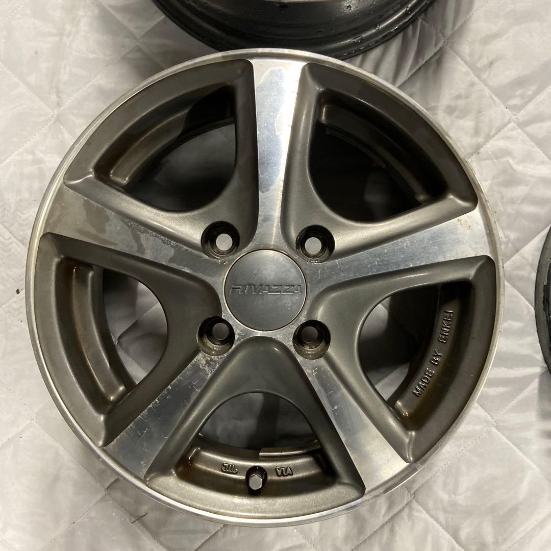 中古アルミホイール ENKEI RIVAZZA 13インチ 4本セット　1
