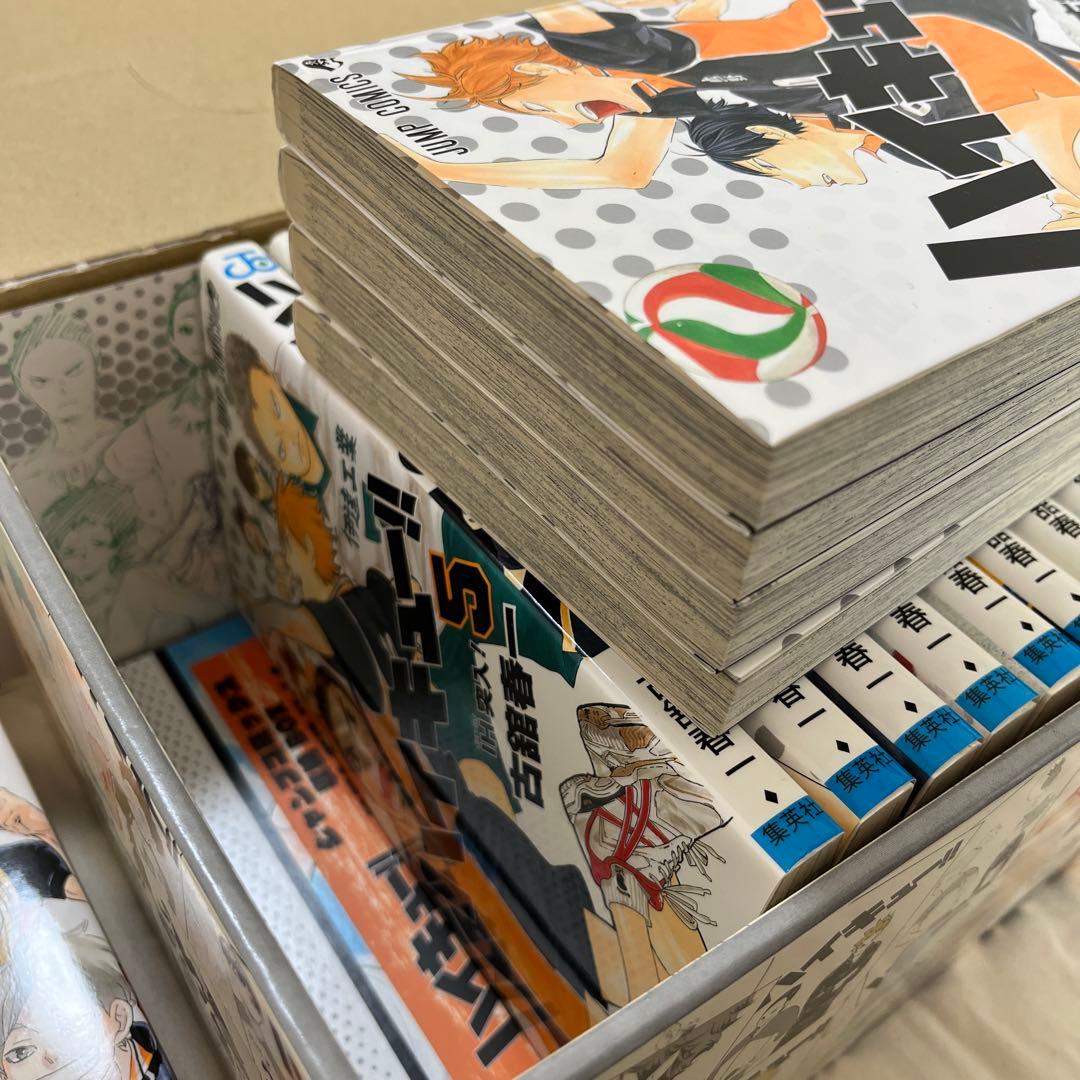 【収納BOX付き】ハイキュー全巻セット　関連本4冊