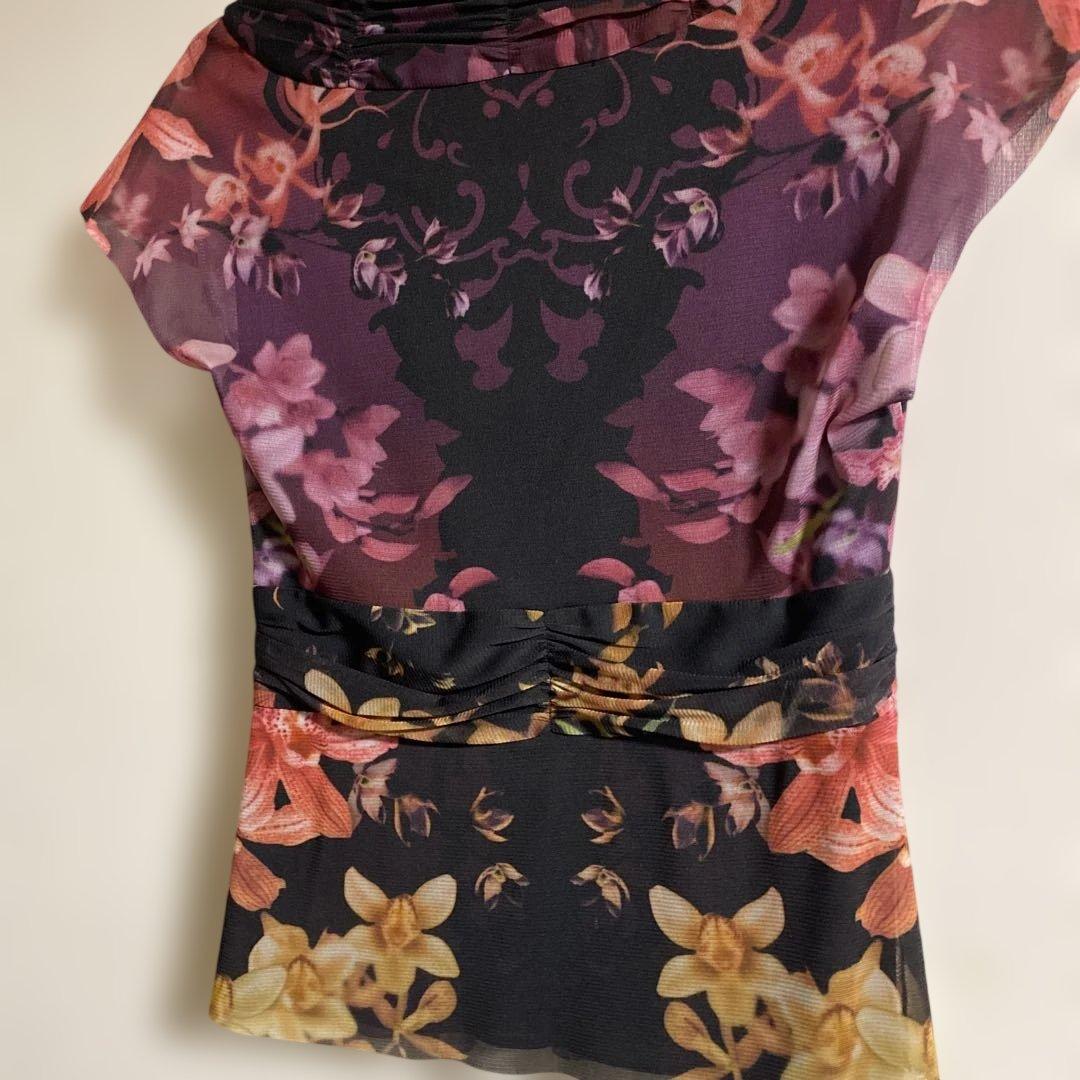VIVIENNE TAM パワーネット　 トップスフラワープリント