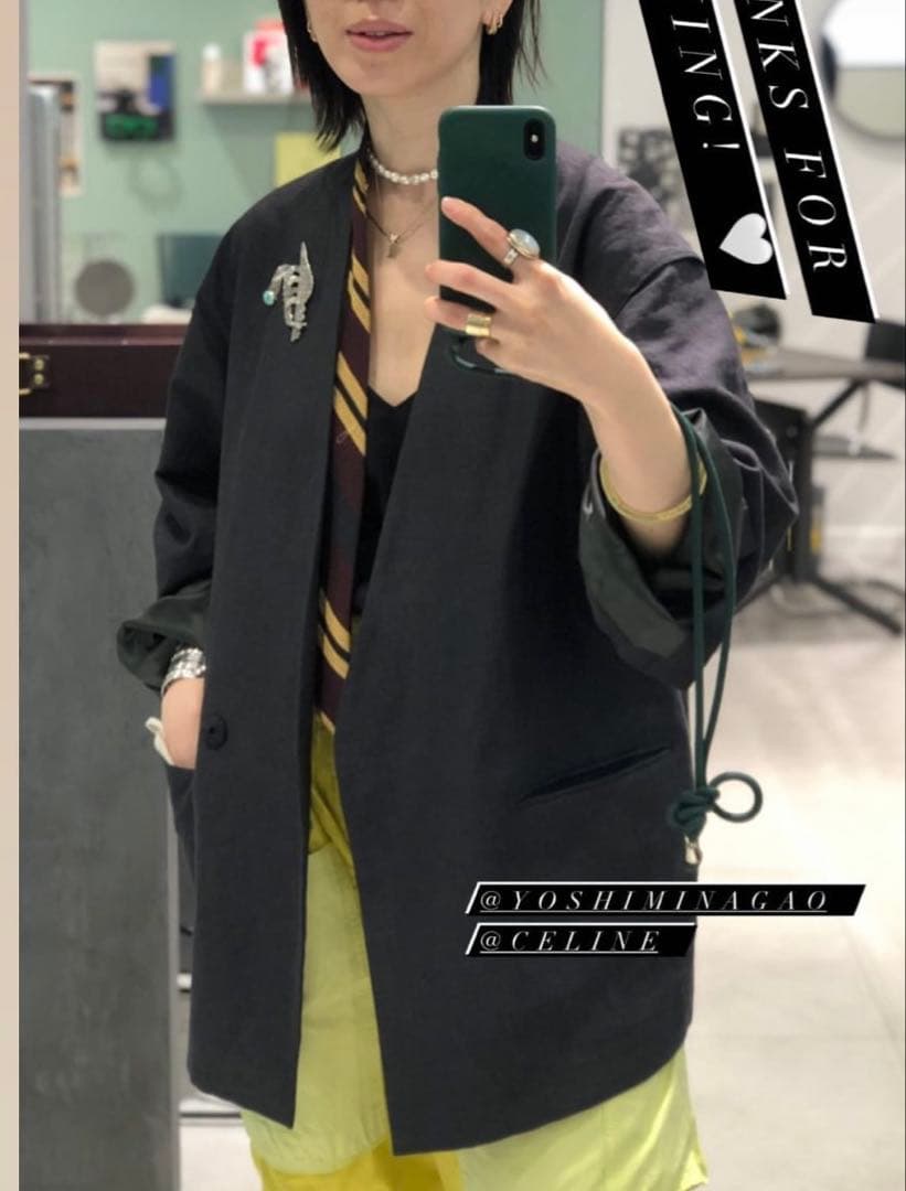 cityshopグレーデニム テーラードジャケット