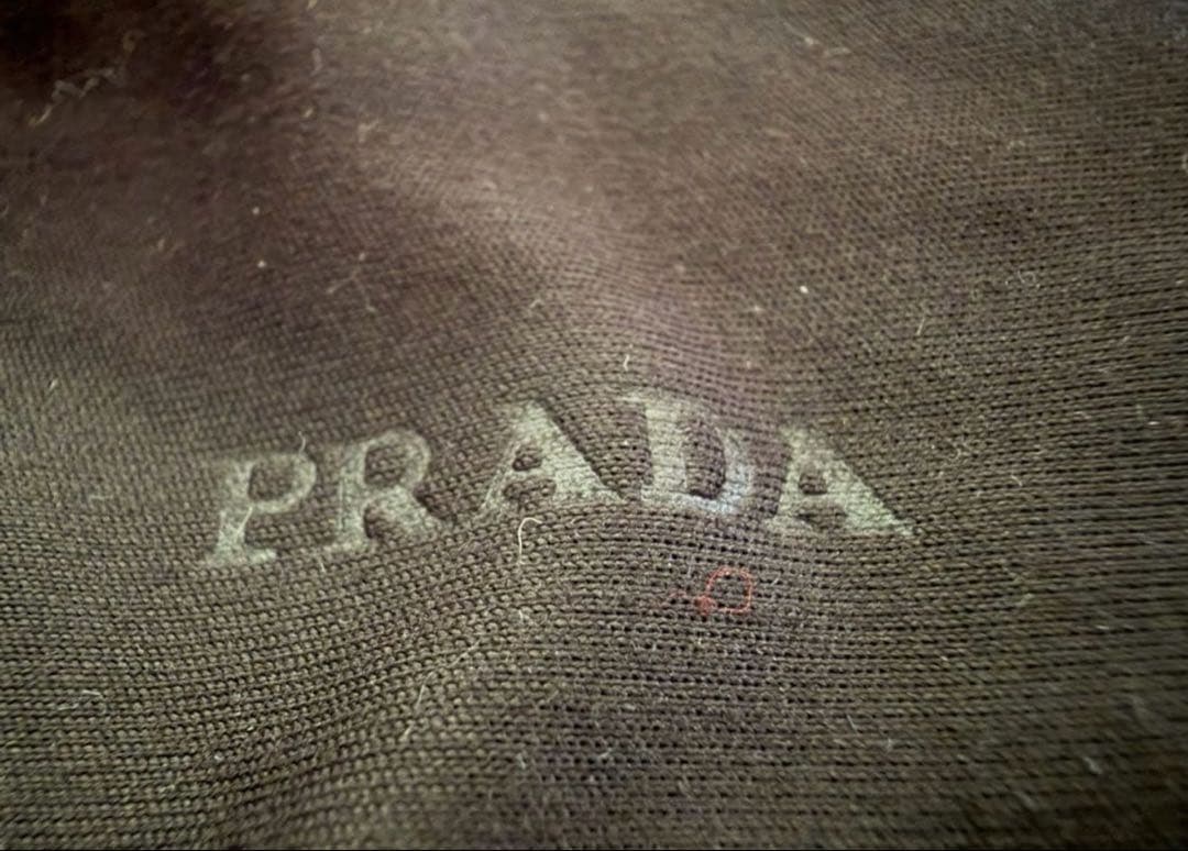 PRADA ブラウンラウンド型サングラス