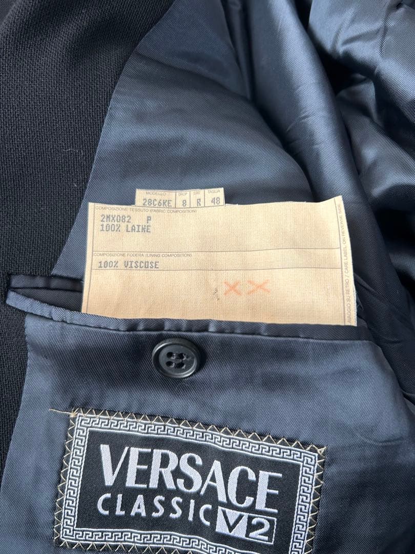90s VERSACE CLASSIC V2 テーラードジャケット 48