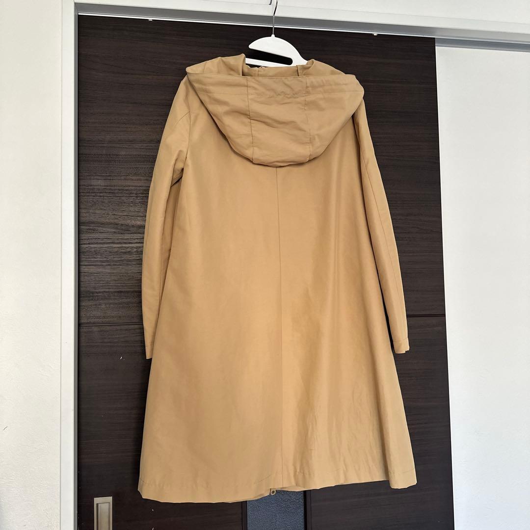 値下げMAX&Co. ベージュフード付きスプリングコート　36 美品