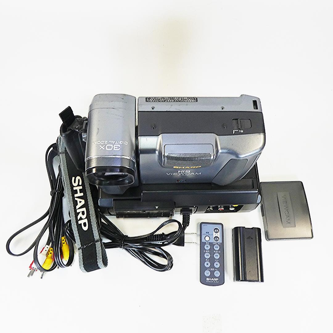 動動作良好 ビデオHi8 シャープ VL-HL55 8ミリビデオカメラDVD化に