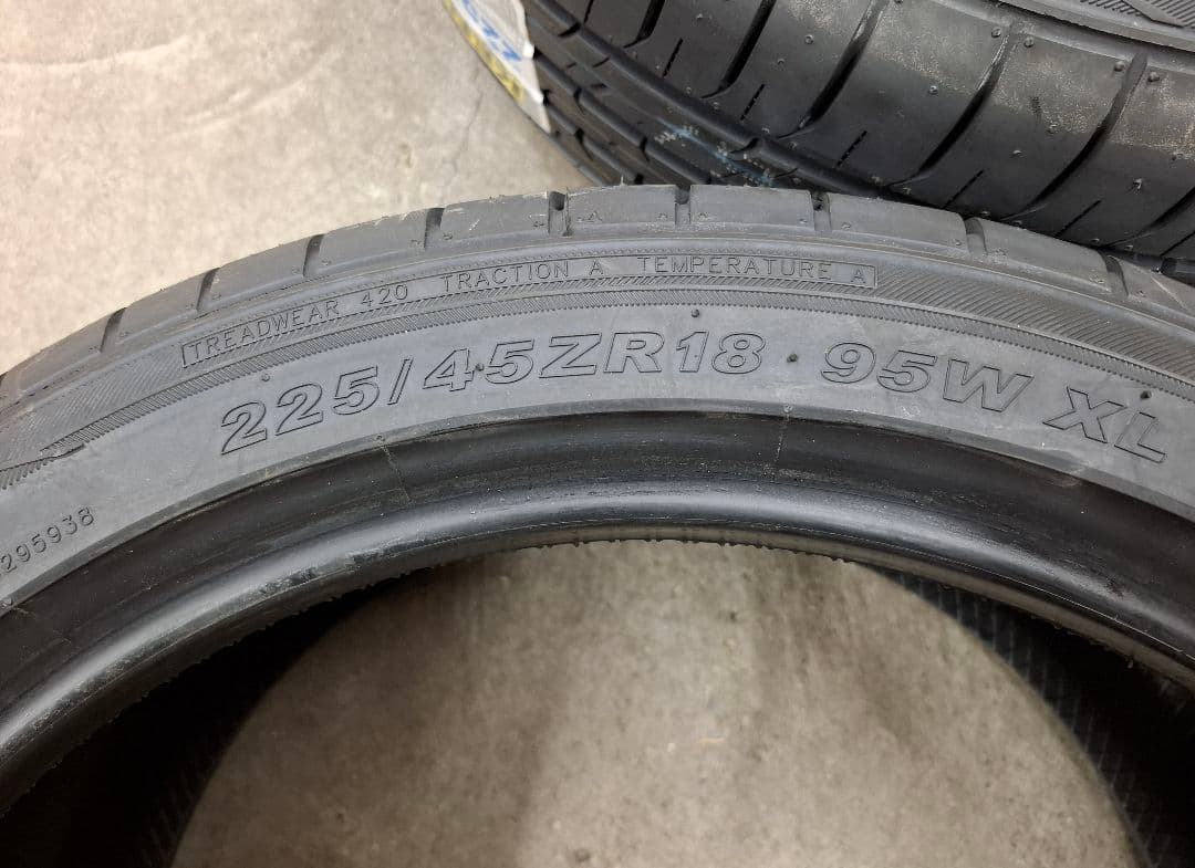 【新品】KENDA KR201 2024年 225/45R18 タイヤ 4本