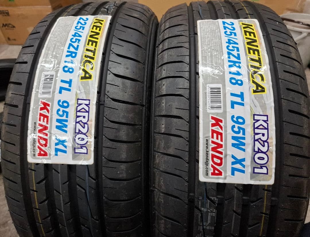 【新品】KENDA KR201 2024年 225/45R18 タイヤ 4本