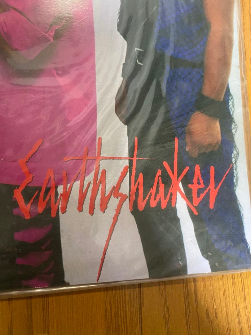 【帯付・クリア盤・完品】EARTHSHAKER LP