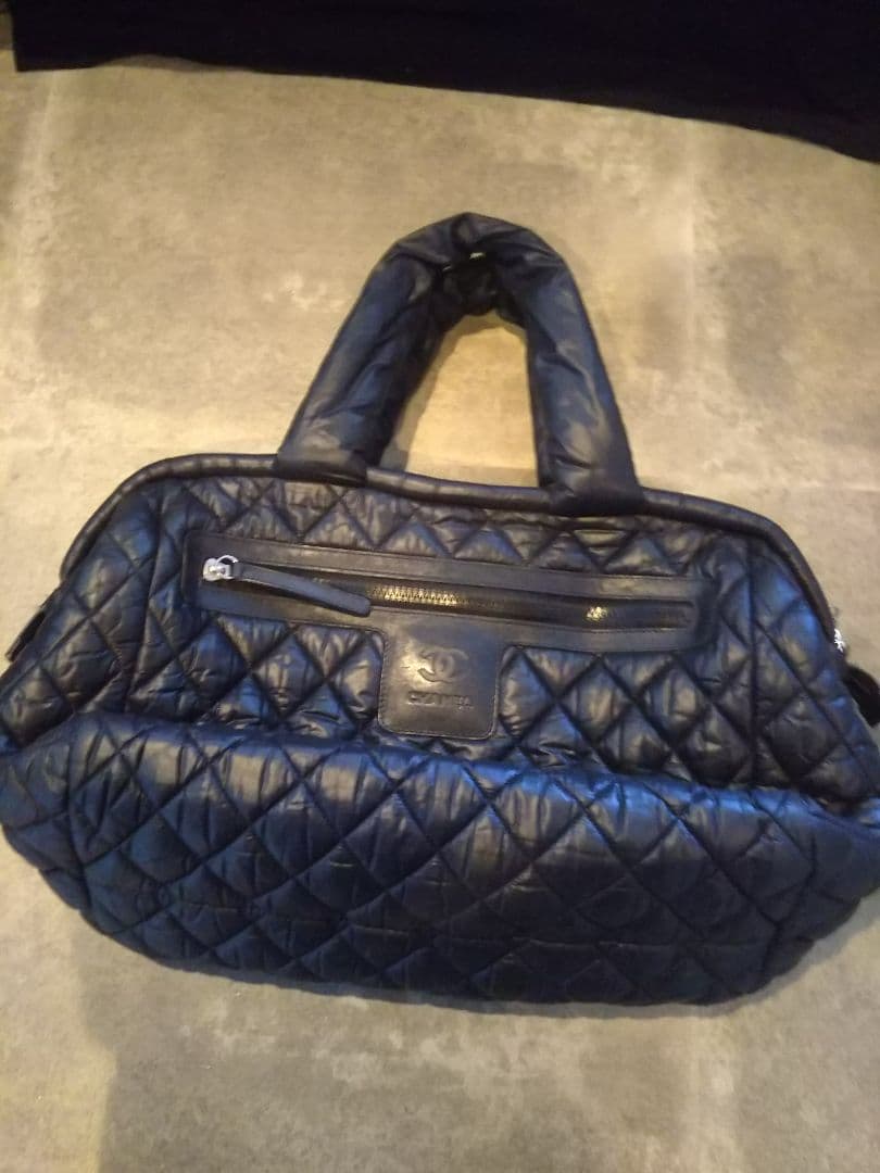 CHANEL ボストンバック コココクーン ボーリング
