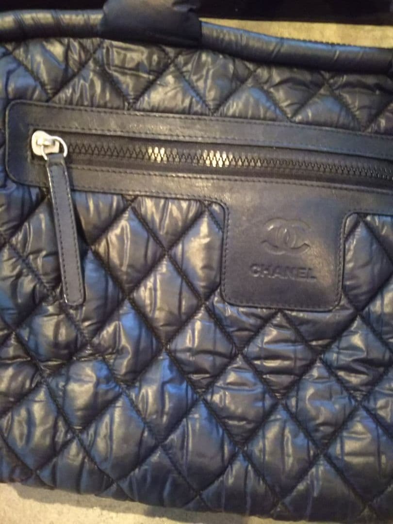 CHANEL ボストンバック コココクーン ボーリング
