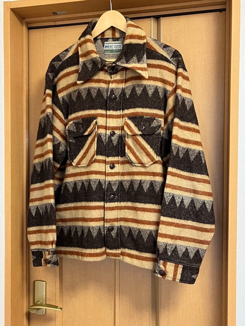 60s 希少 maine guide ビンテージ ウールジャケット ネイティブ