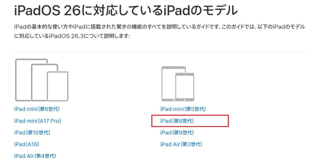 【4年間使用】iPad無印 第8世代 (A2270) Wi-Fi 32GB