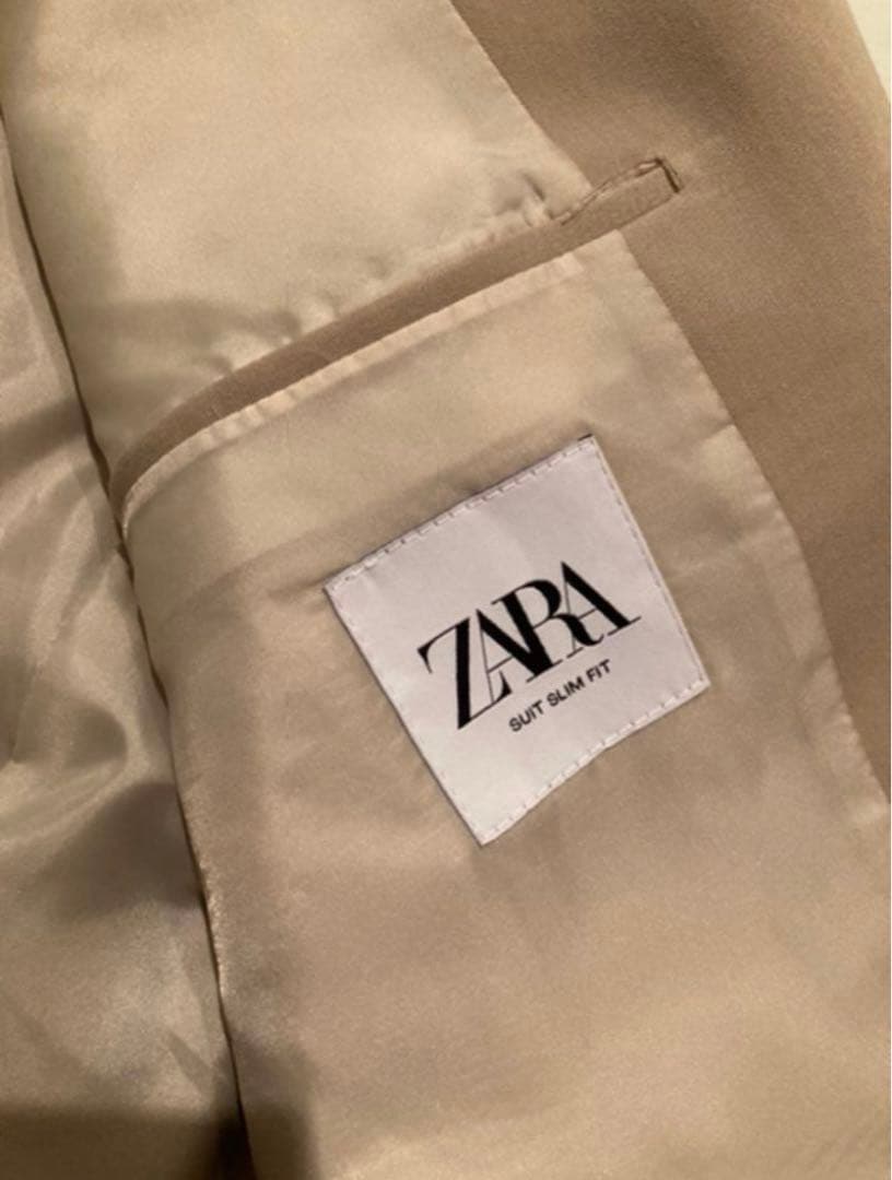 ZARA ザラ ベージュ スーツ セットアップXL(LL)