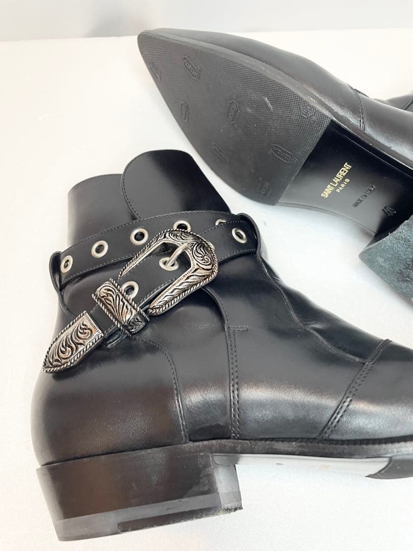SAINT LAURENT SS14 Duckiesウェスタンブーツ サイズ40