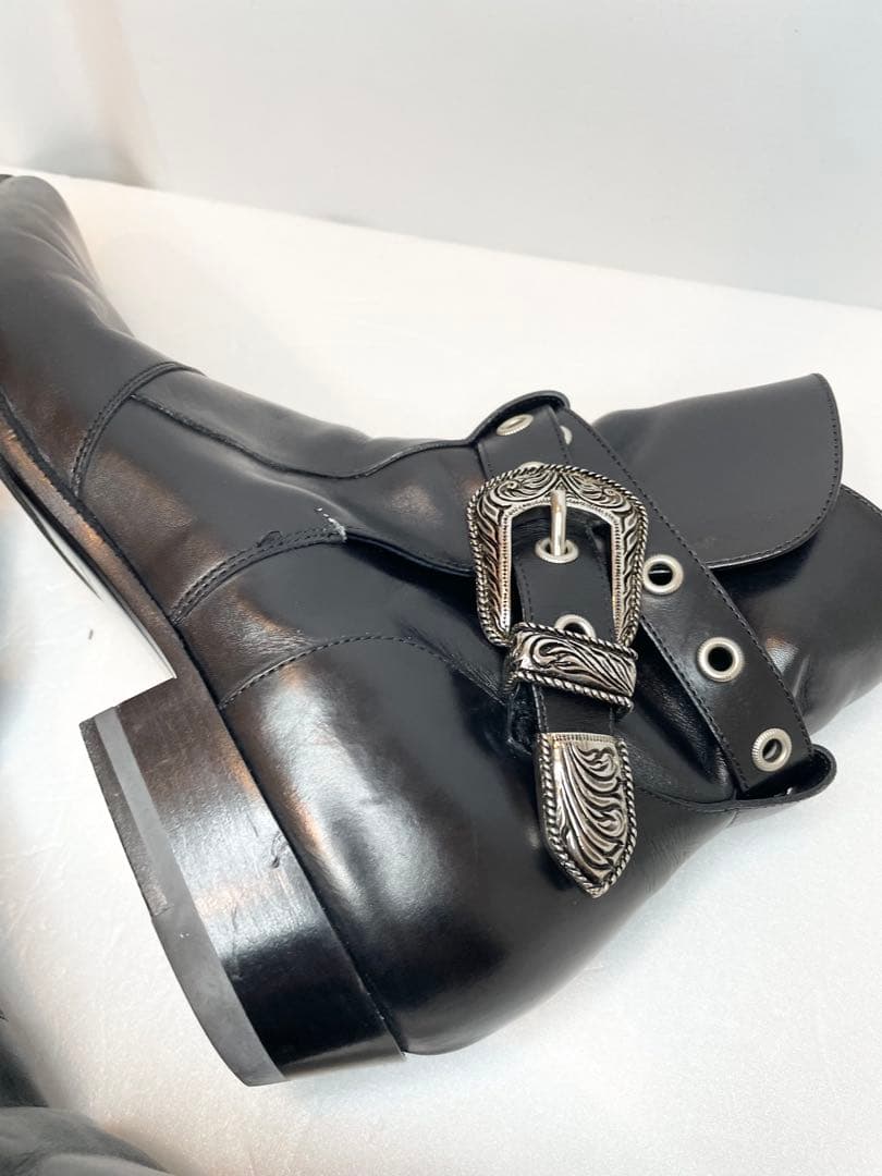 SAINT LAURENT SS14 Duckiesウェスタンブーツ サイズ40