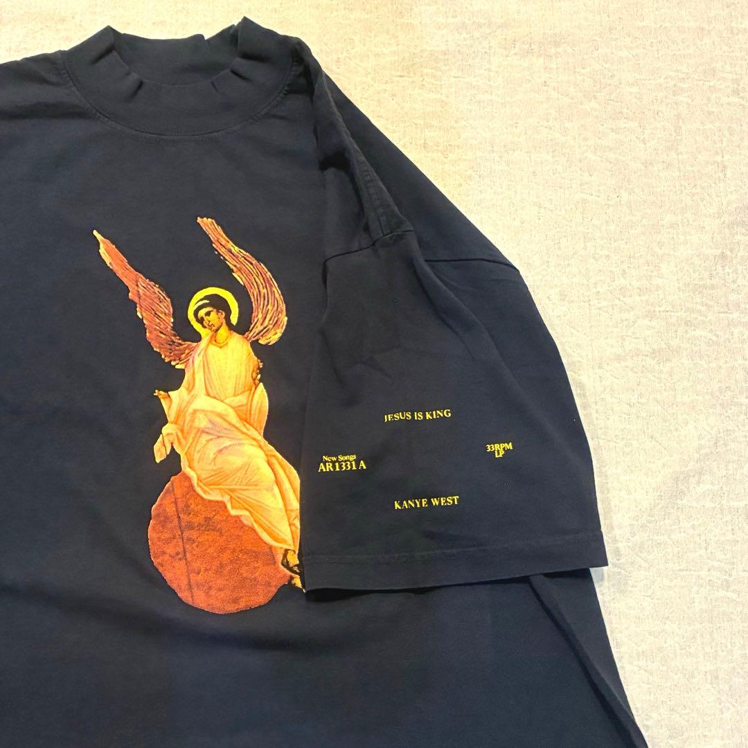 JESUS IS KING ARCHANGEL Tシャツ 紺Kanye West
