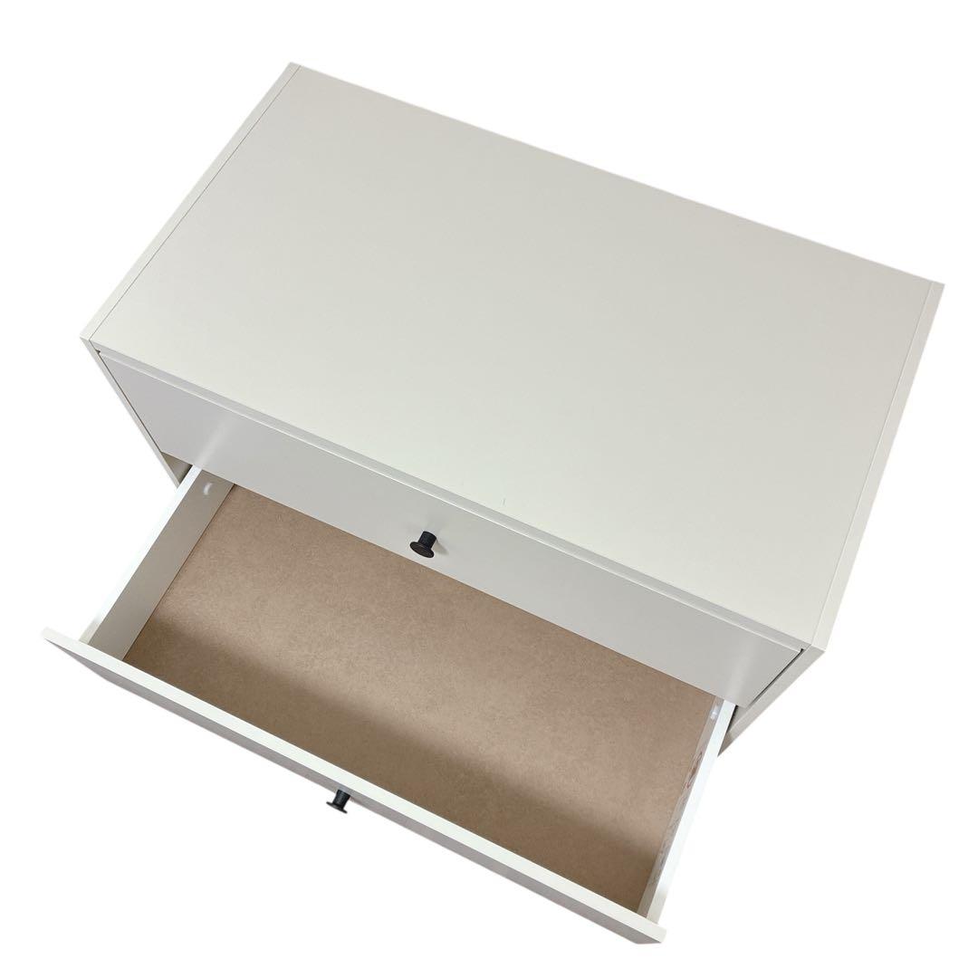 【完成品】IKEA GURSKEN グールスケン 3段チェスト ライトベージュ