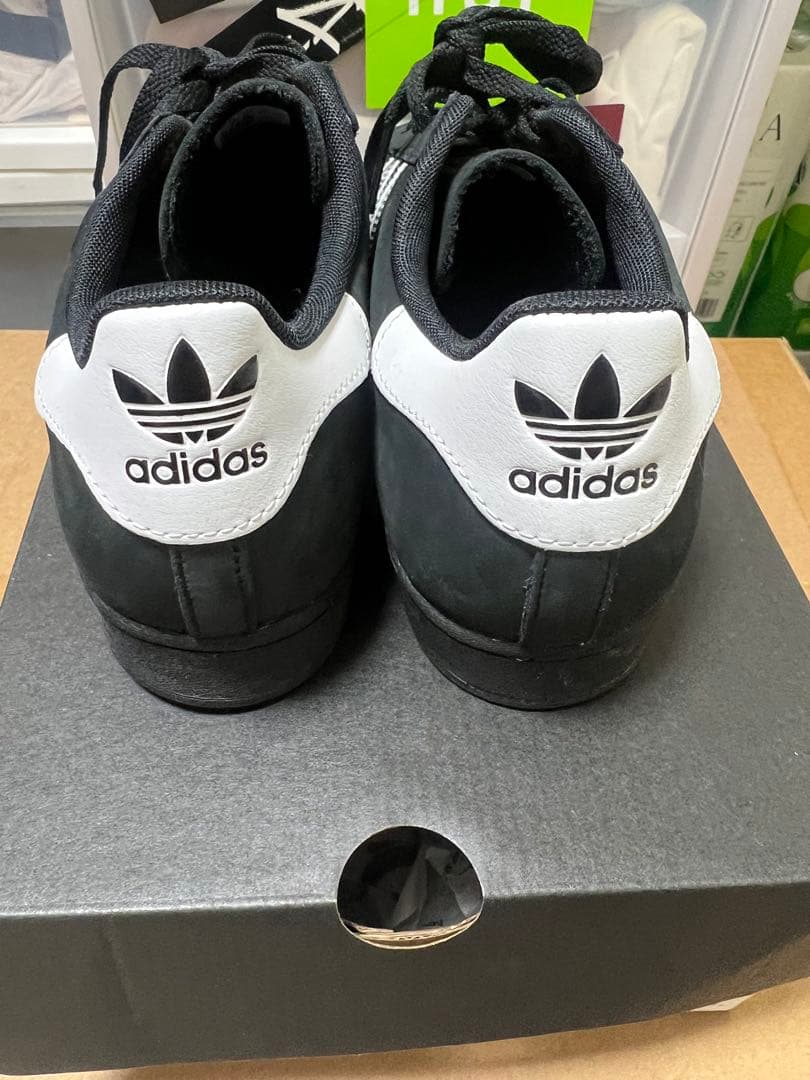 ADIDAS SUPERSTAR ADVブラック/ホワイスーパースター