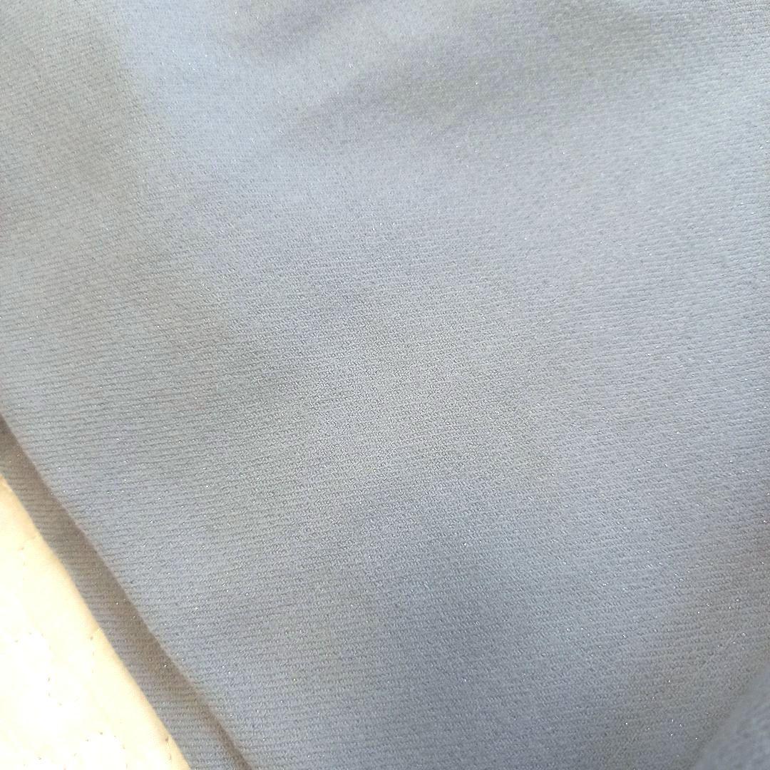美品✨23区 ラメ入りスキッパーワンピース ブルー セレモニー 大きいサイズ
