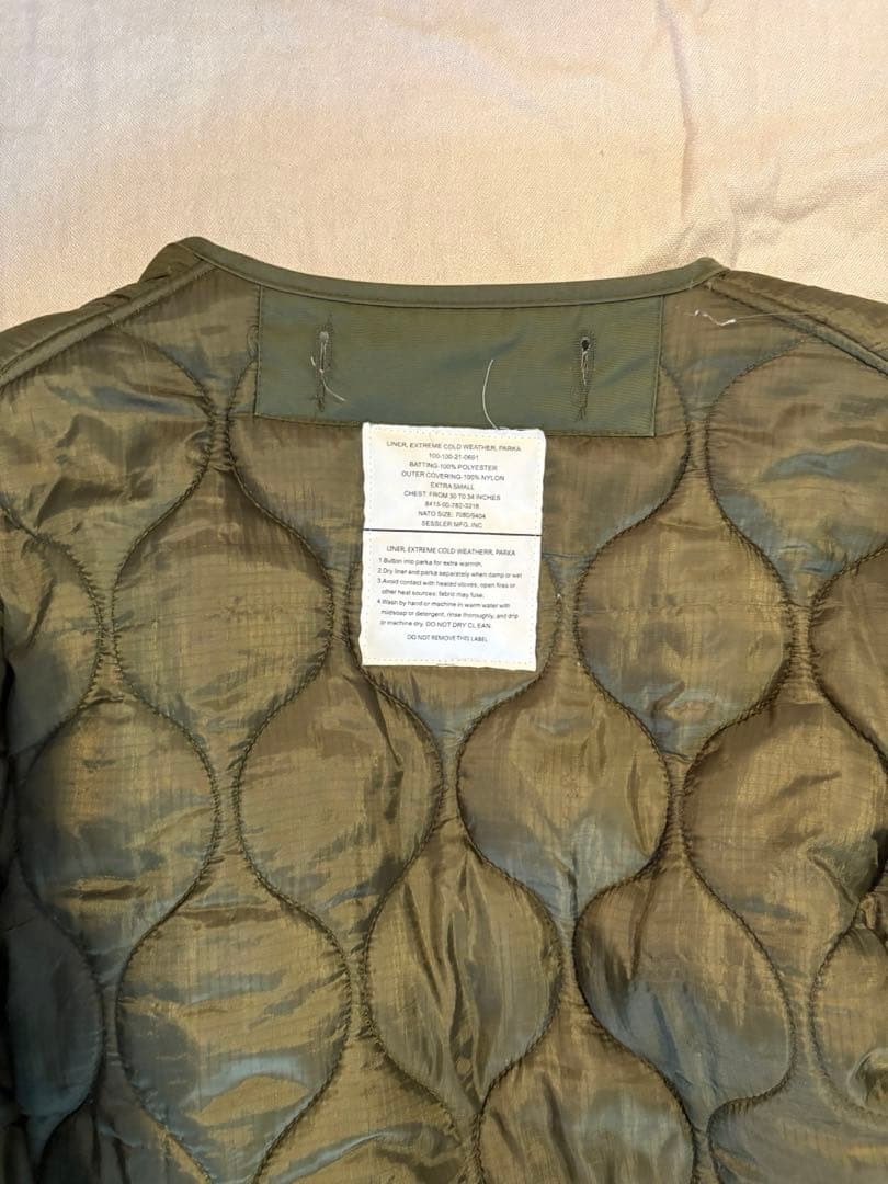 アメリカ軍M65フィッシュテールパーカー　レプリカ　中田商店　XS