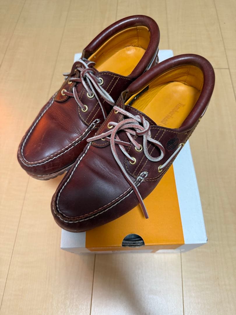 timberland 3eye classic lug バーガンディー
